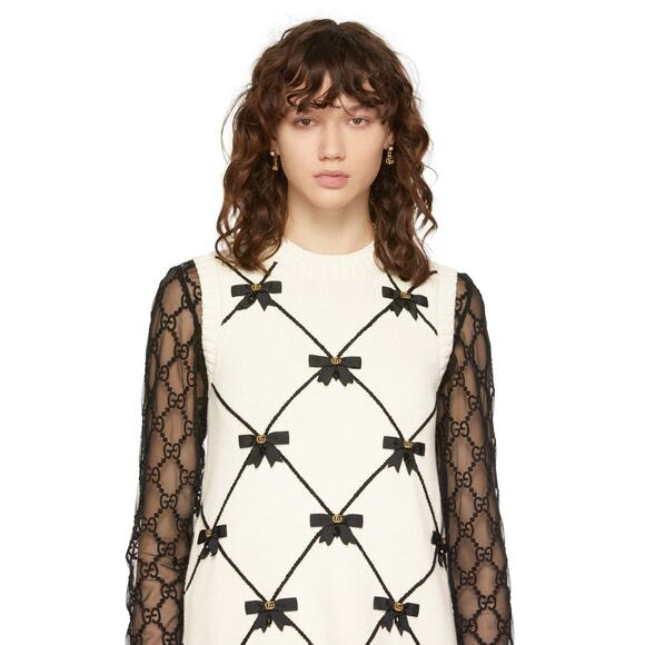 Gucci Gold Pearl Double G Earrings - OS - Picture 3 of 5